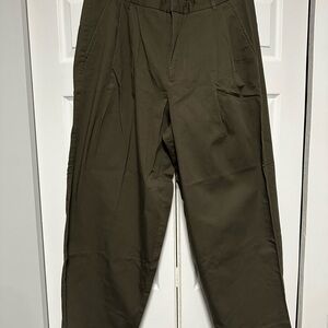 Women’s Olive Green Wide Leg Pants